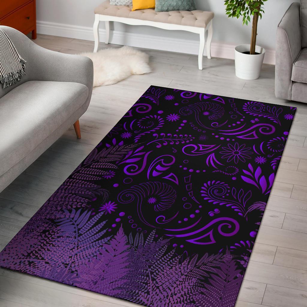 new-zealand-area-rug-silver-fern-aotearoa-vibes-purple