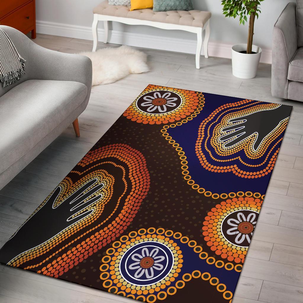 area-rug-aboriginal-dot-art-painting-with-hand