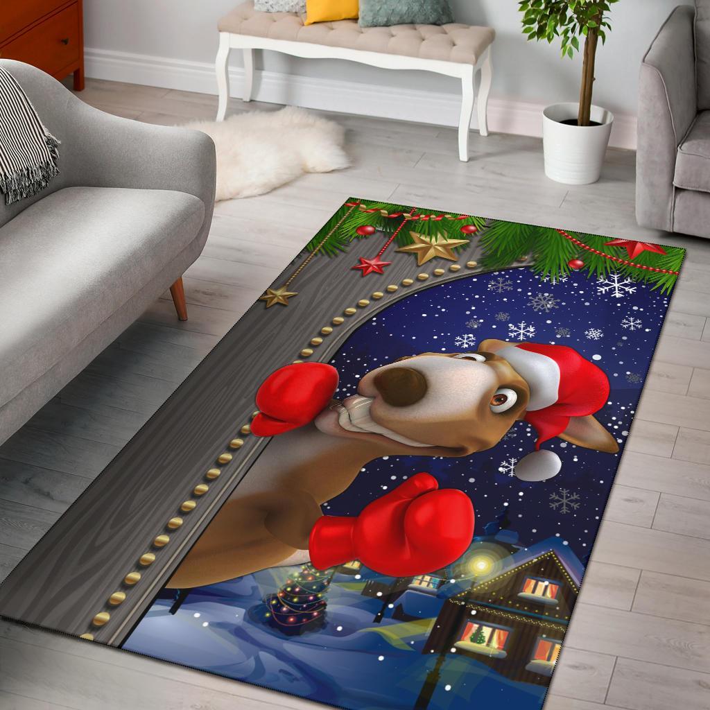 christmas-area-rug-funny-kangaroo-christmas