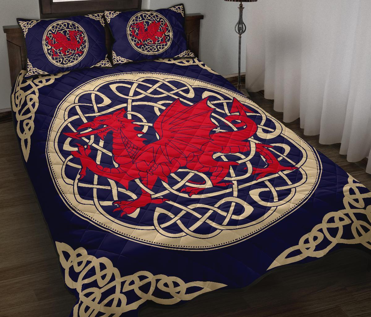 wales-quilt-bed-set-welsh-dragon-quilt-bed