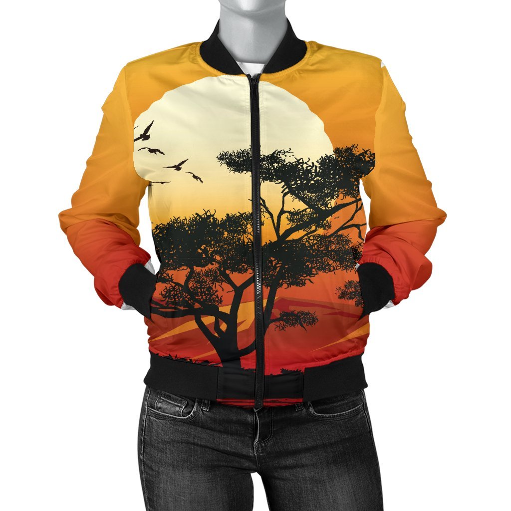 womens-bomber-jacket-sunset-and-tree-in-australia