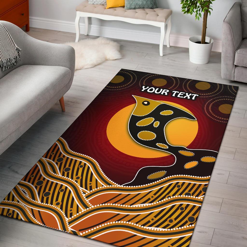 personalised-area-rug-aboriginal-dot-patterns-fish