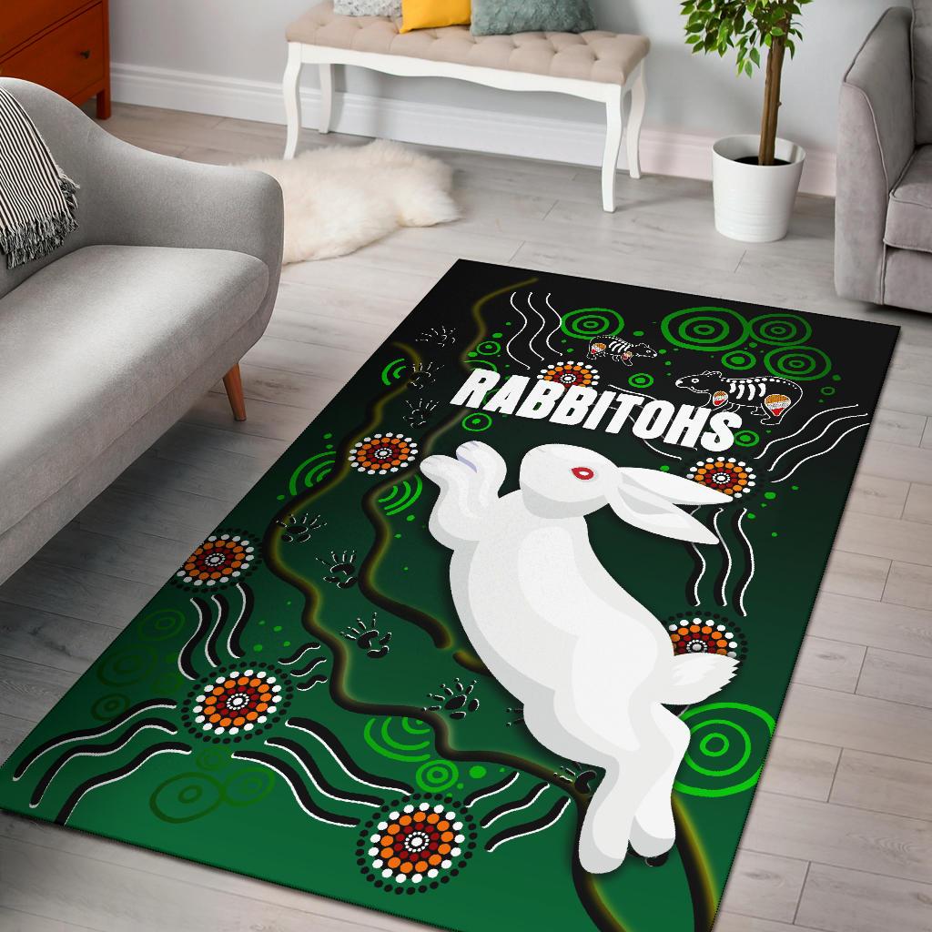 rabbitohs-area-rug-simple-indigenous