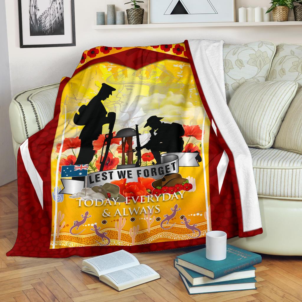 anzac-premium-blanket-lest-we-forget-aboriginal-version