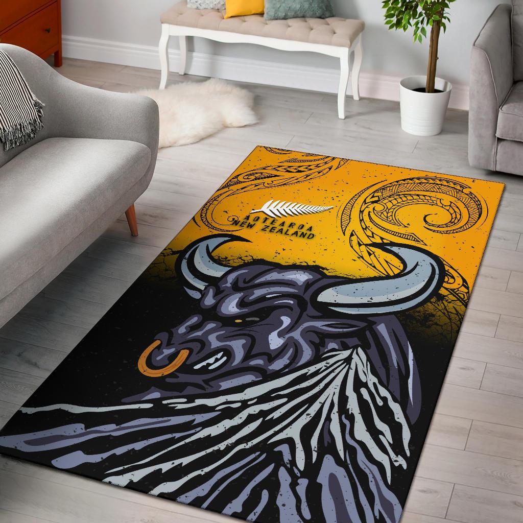 new-zealand-maori-area-rug-taranaki-bull