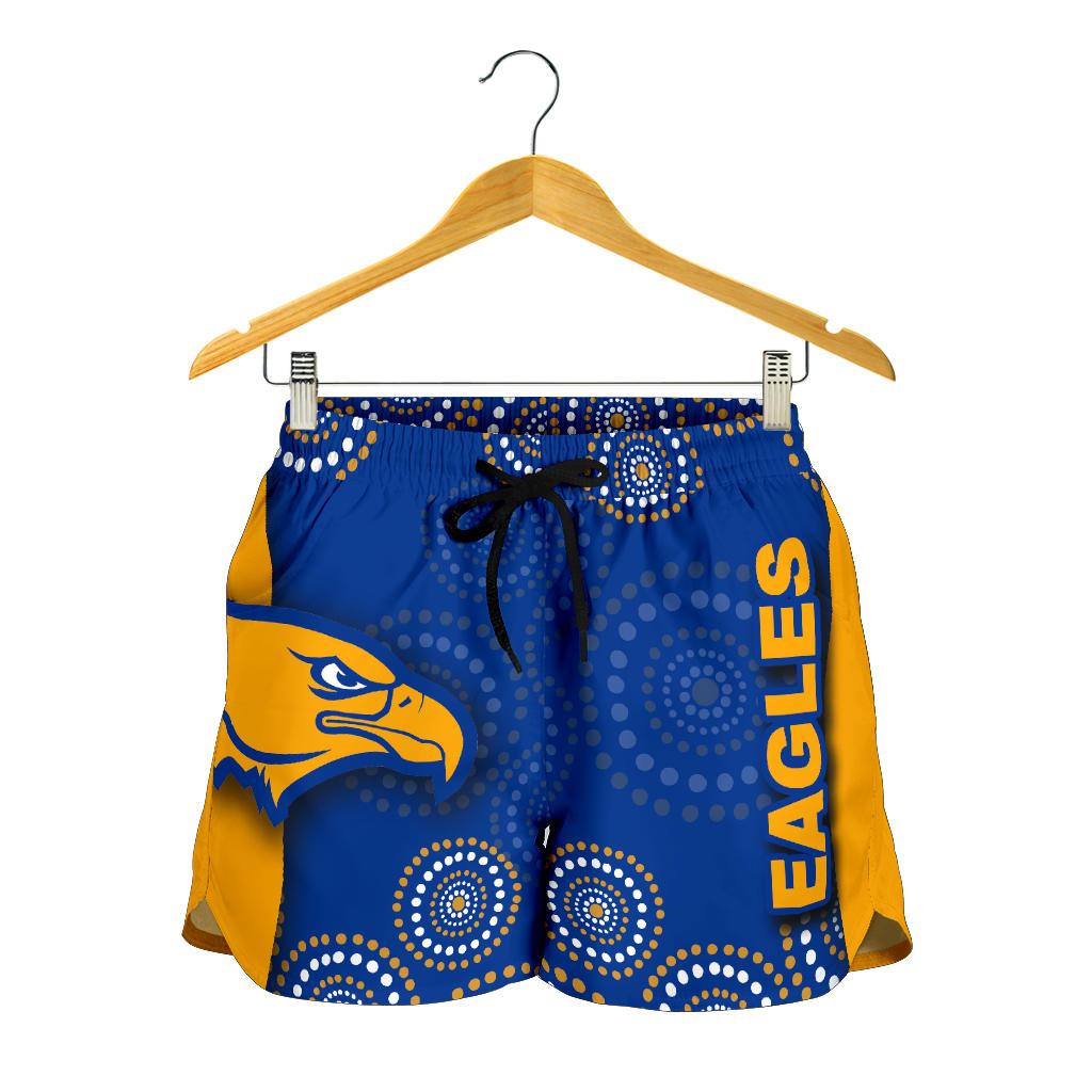 West Coast Eagles All Over Print Women's Shorts Special Aboriginal Style - Vibe Hoodie