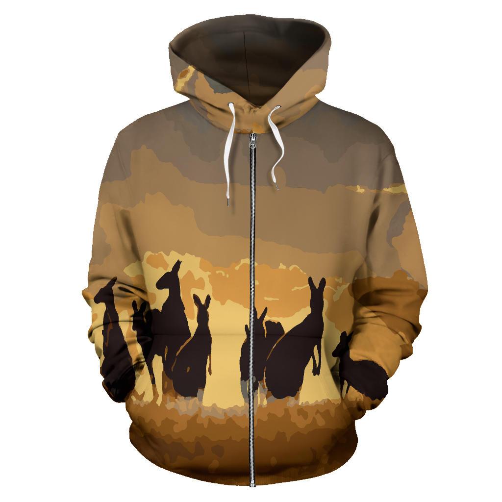 zip-up-hoodie-kangaroo-hoodie-family-sunset-painting-ver02a