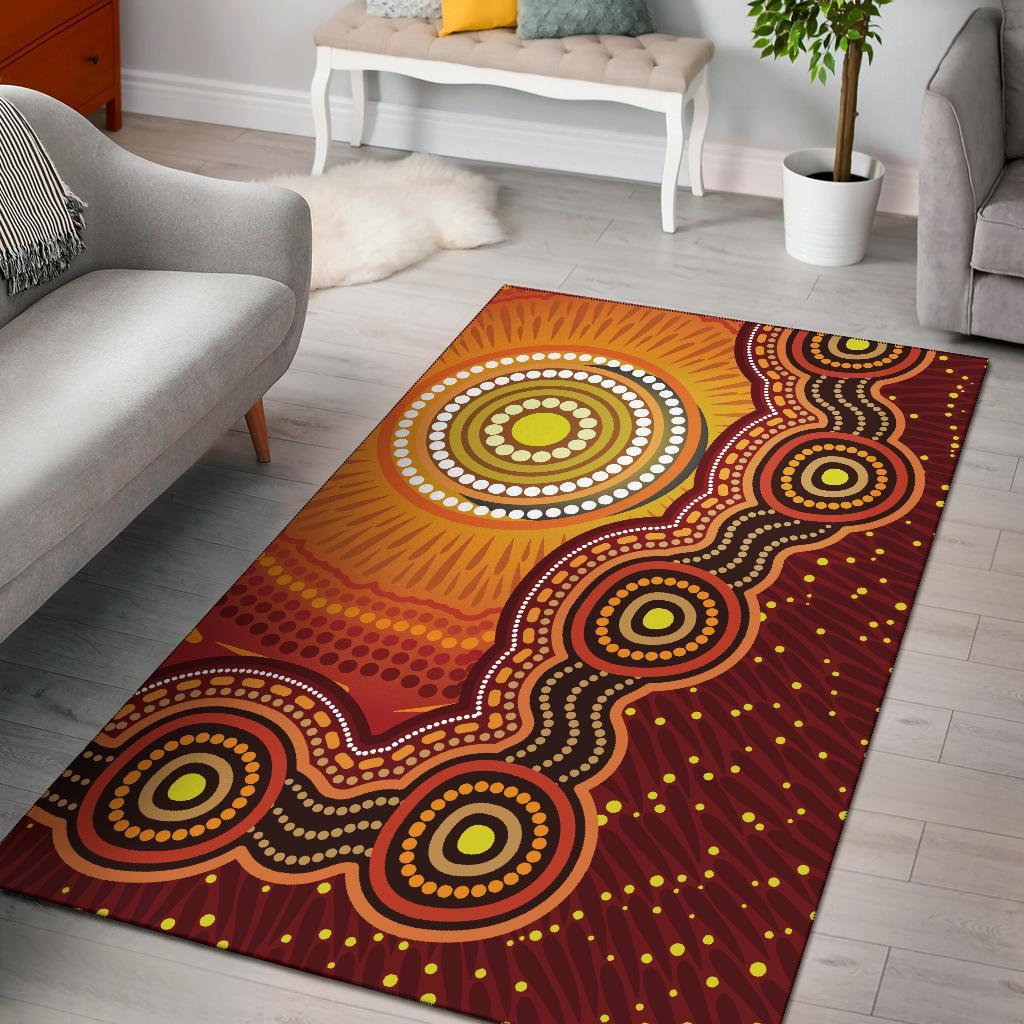 aboriginal-area-rug-sunrise-aboriginal-art