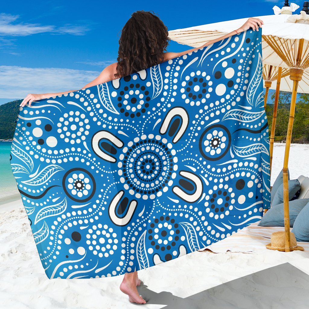 aboriginal-sarong-indigenous-circle-dot-painting-blue-color