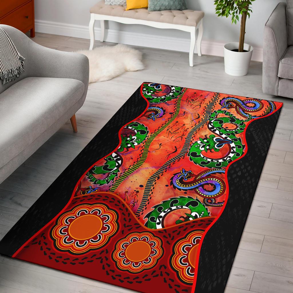 aboriginal-area-rug-aussie-indigenous-patterns-orange