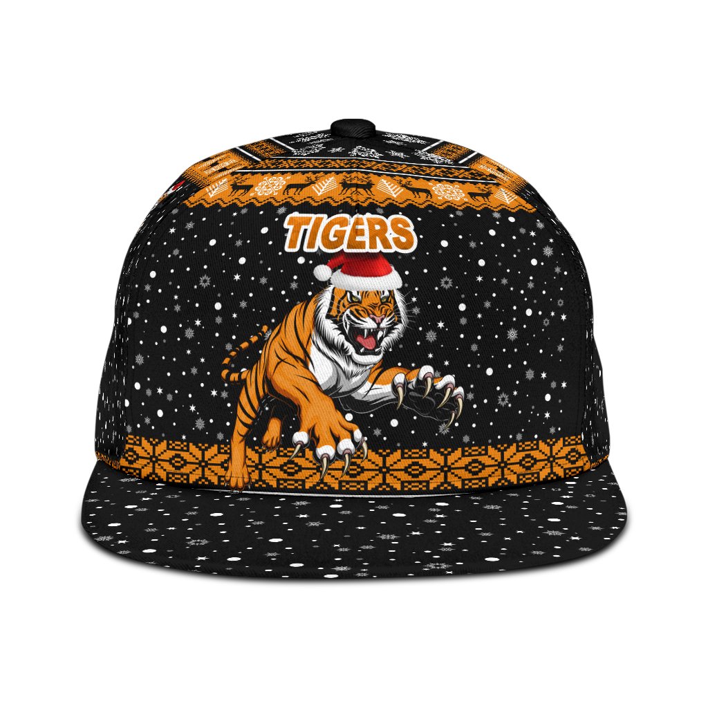 wests-christmas-snapback-hat-tigers-unique-vibes-black