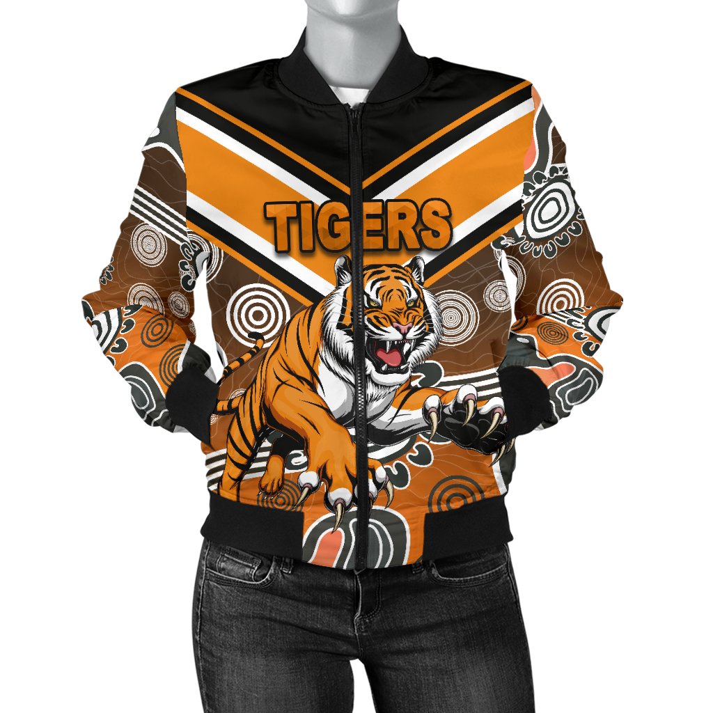 wests-womens-bomber-jacket-tigers-indigenous