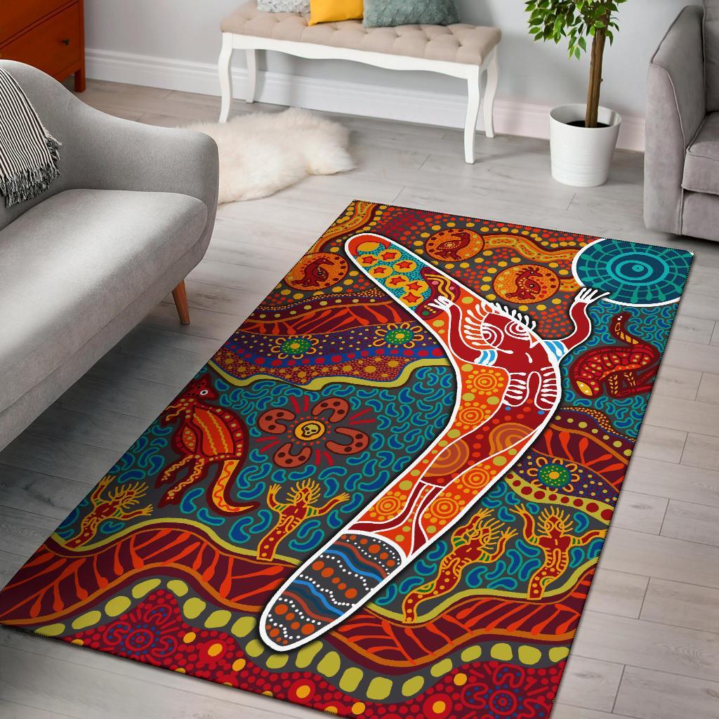 aboriginal-area-rug-indigenous-boomerang