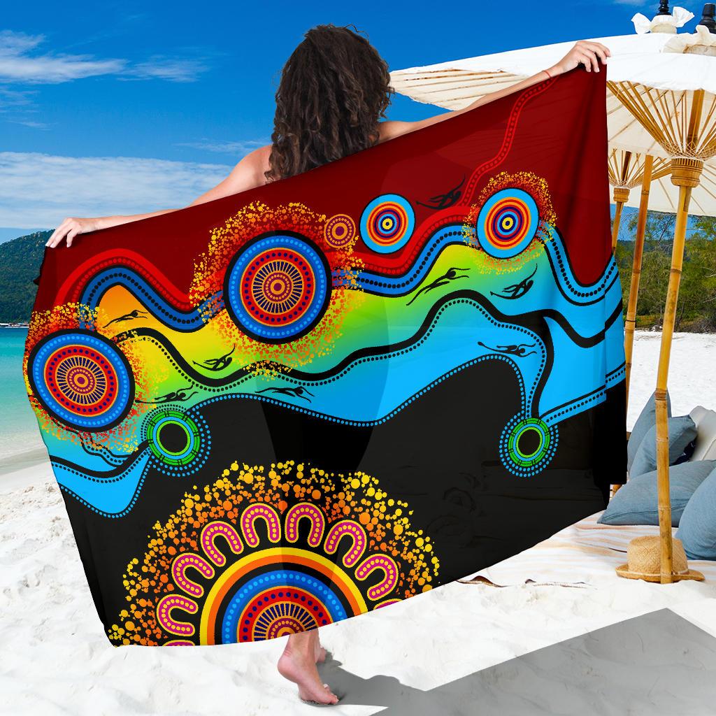 aboriginal-sarong-indigenous-art-color-circle-patterns-blue-dream