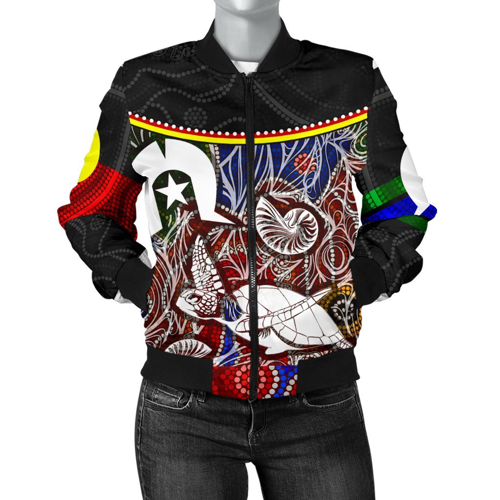 womens-bomber-jacket-aboriginal-dot-in-naidoc-week-style