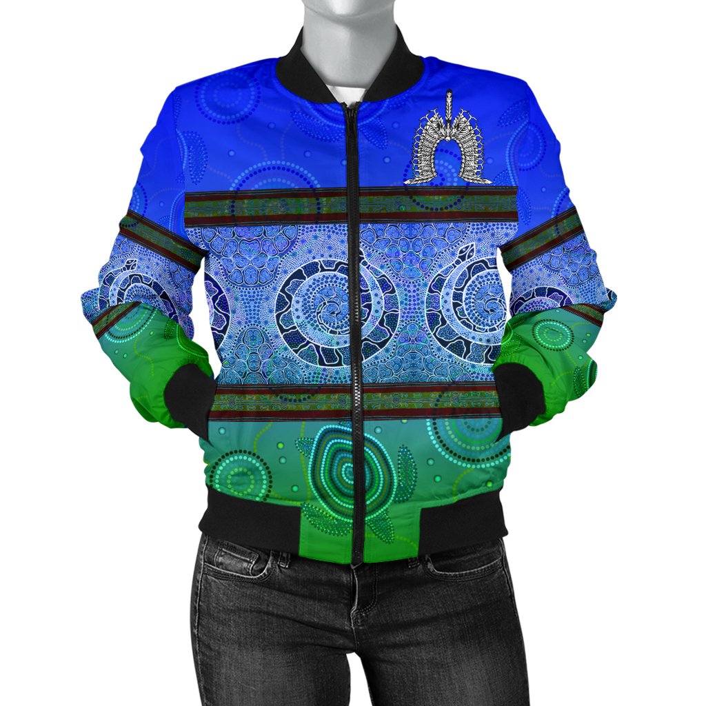 women-bomber-jacket-turtle-with-dhari-mask-snake-patterns