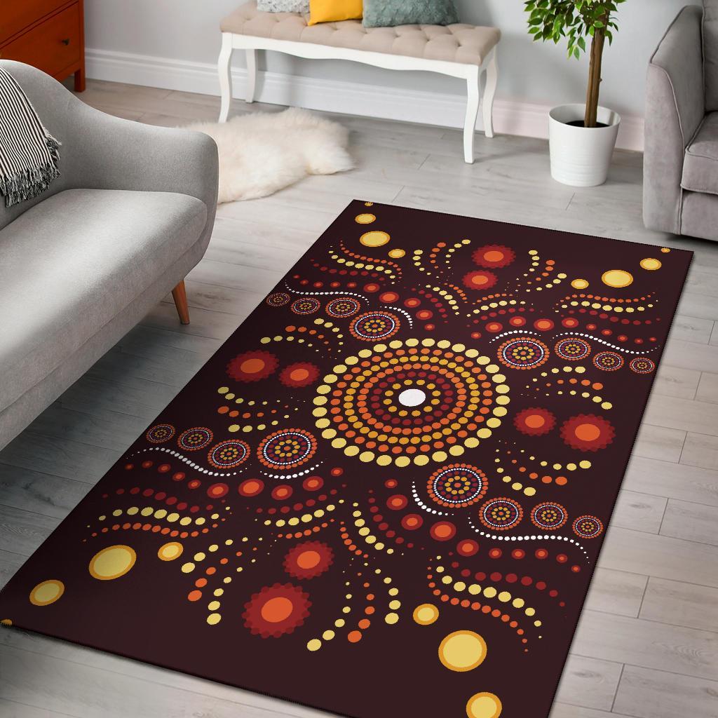 aboriginal-area-rug-indegenous-dot-painting-art