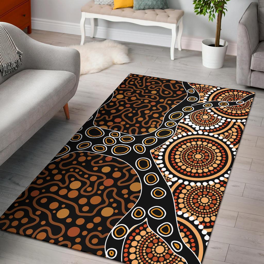 area-rug-aboriginal-dot-art-painting-with-tree