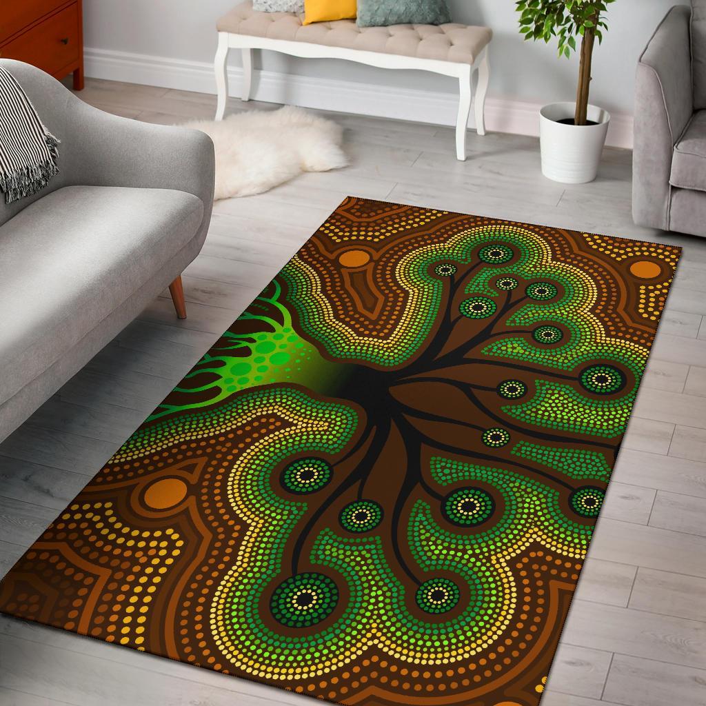 aboriginal-area-rug-tree-dot-painting-art