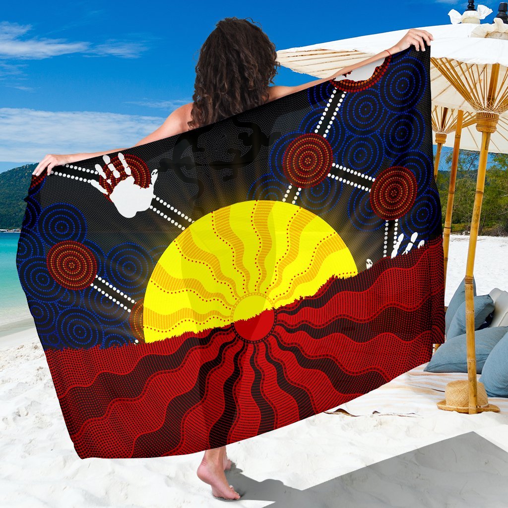 aboriginal-sarong-australia-indigenous-flag-sun-dot-painting