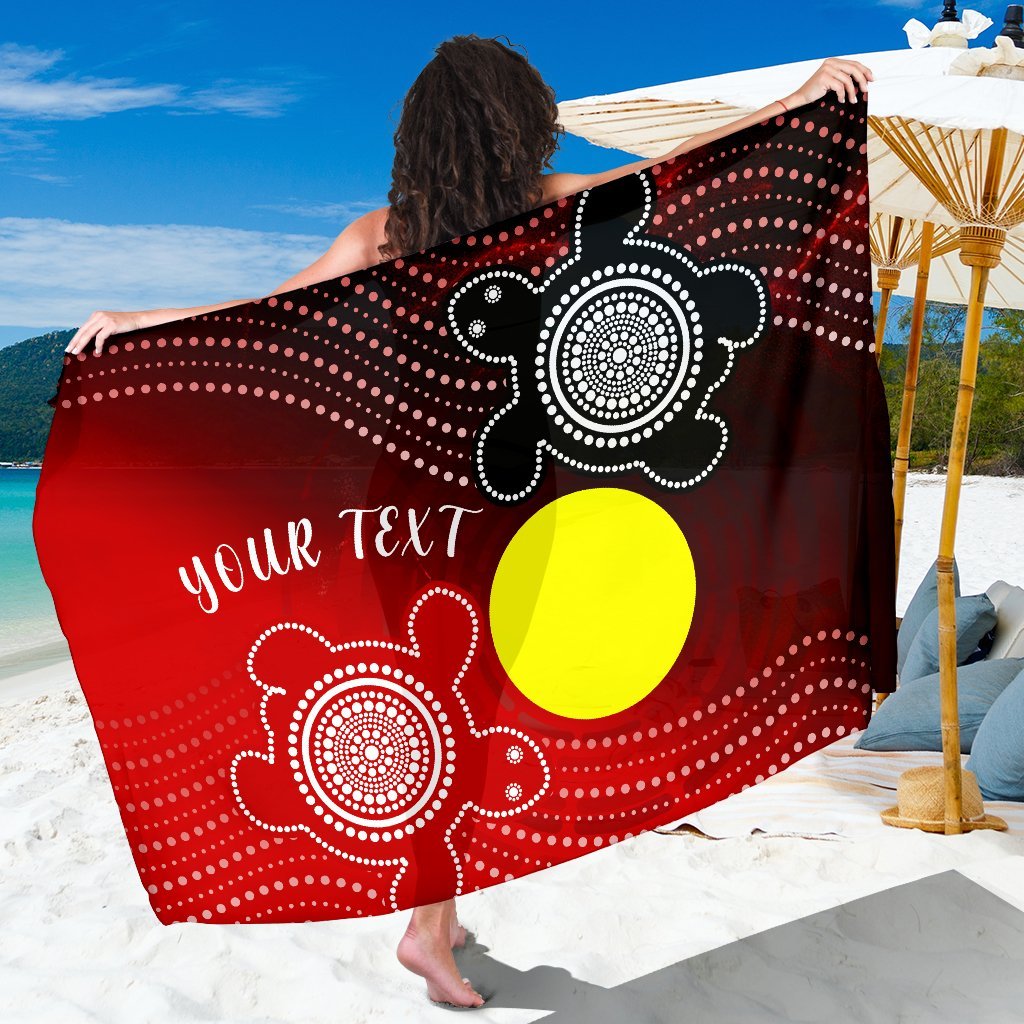 custom-aboriginal-sarong-indigenous-circle-dot-painting-style