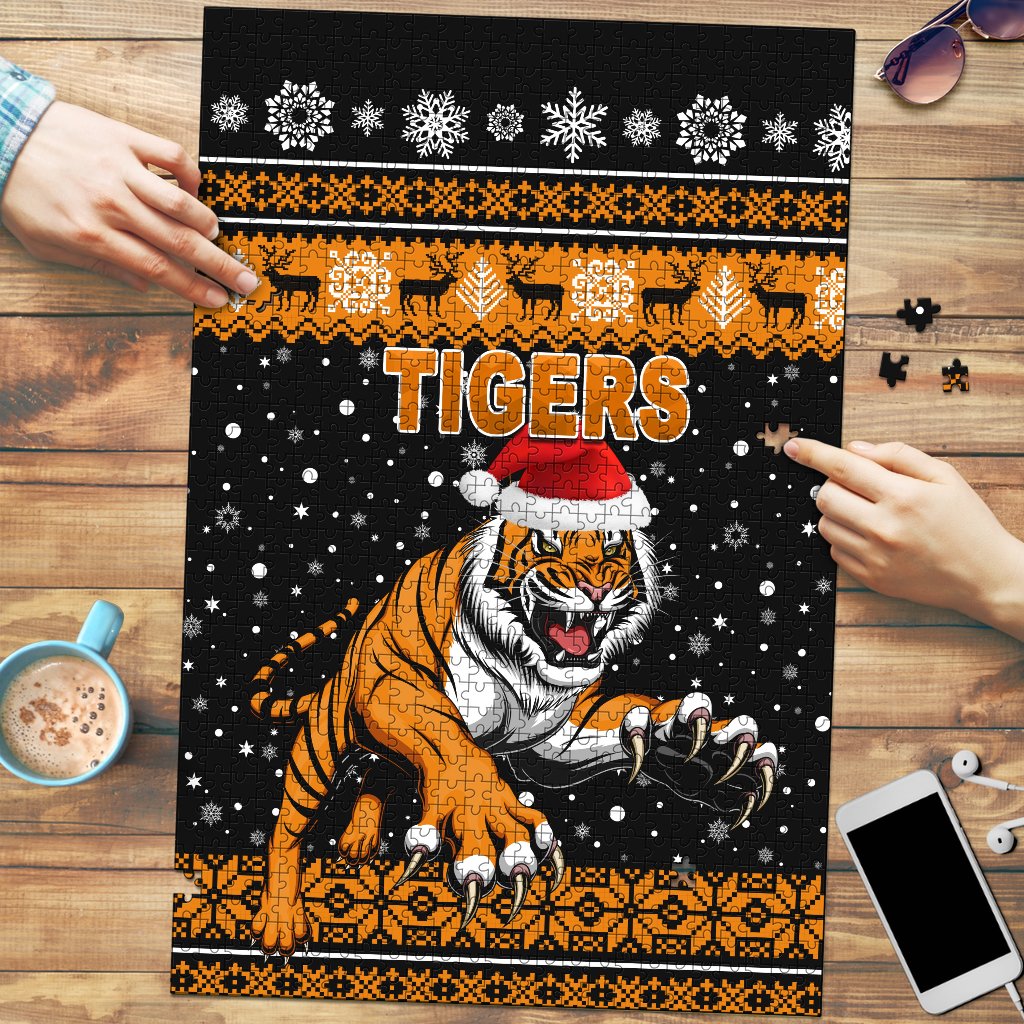 wests-christmas-premium-wood-jigsaw-puzzle-vertical-tigers-unique-vibes-black