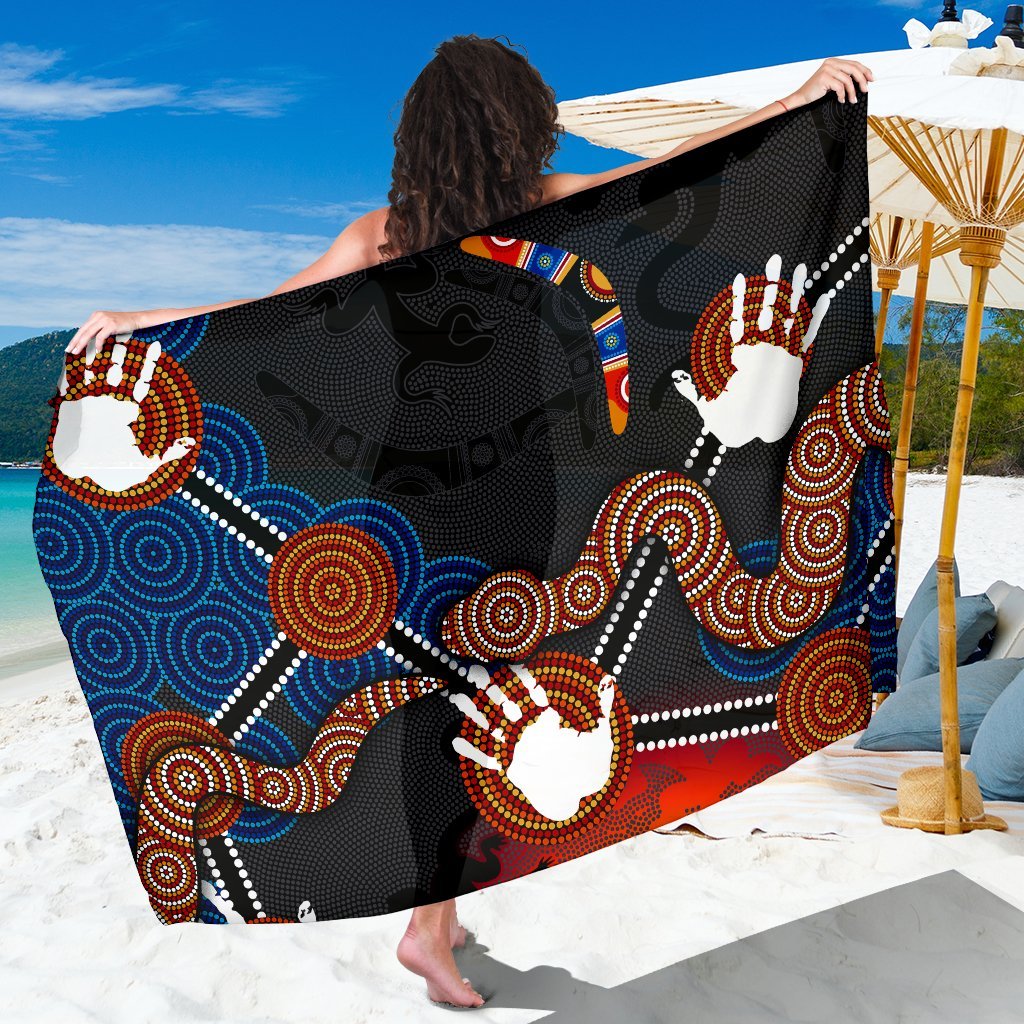 aboriginal-sarong-australian-boomerang-and-snake-indigenous-art