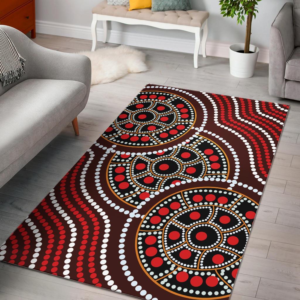 area-rug-aboriginal-tortoiseshell-dot-panting