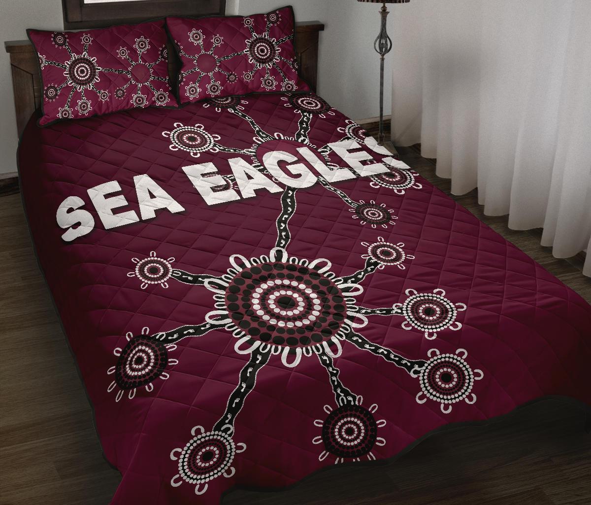 warringah-quilt-bed-set-sea-eagles-simple-indigenous