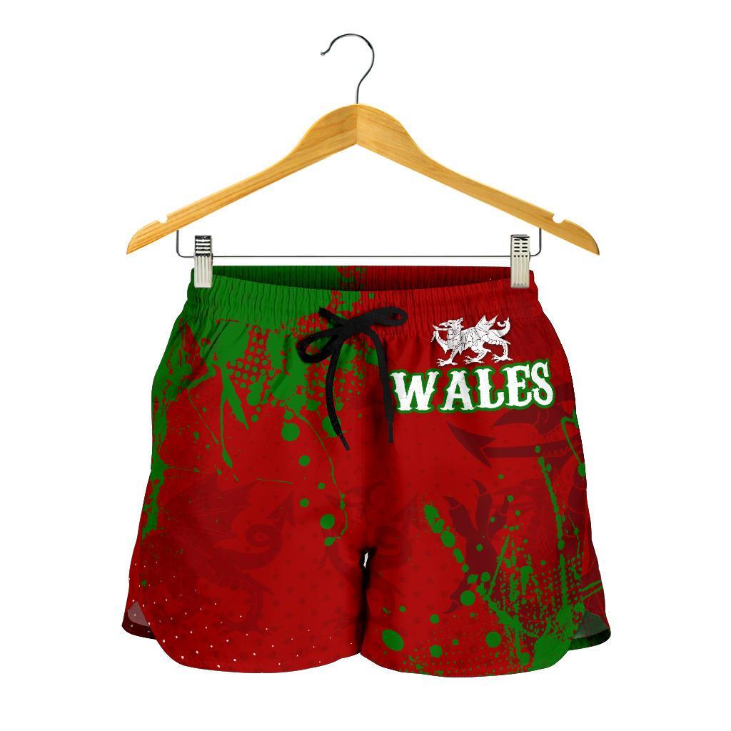 Wales Women's Shorts - The Great Cymru - Vibe Hoodie