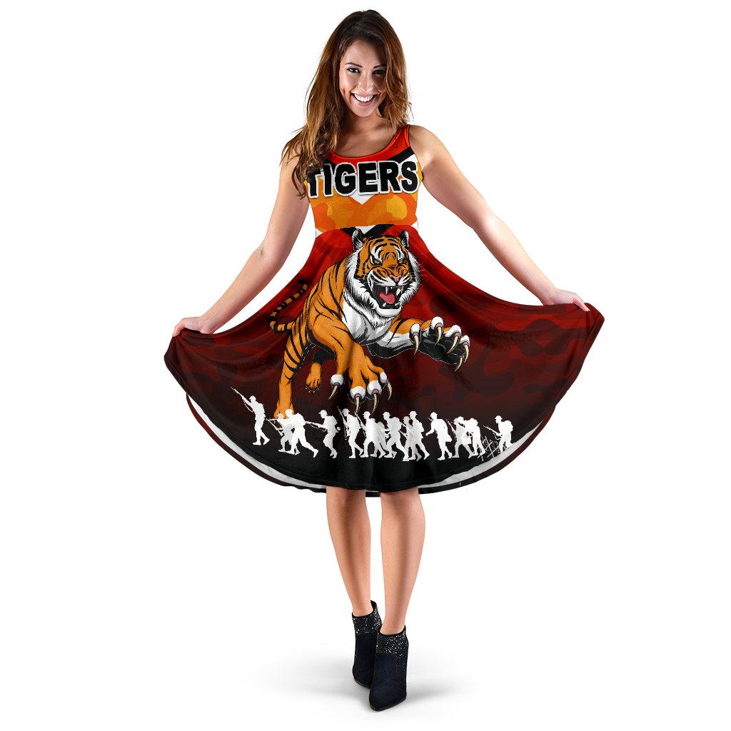 Wests Women's Dress Tigers Anzac Vibes - Vibe Hoodie