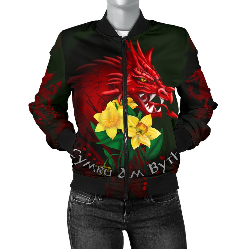 wales-bomber-jacket-cymru-am-byth-welsh-dragon-daffodil-women