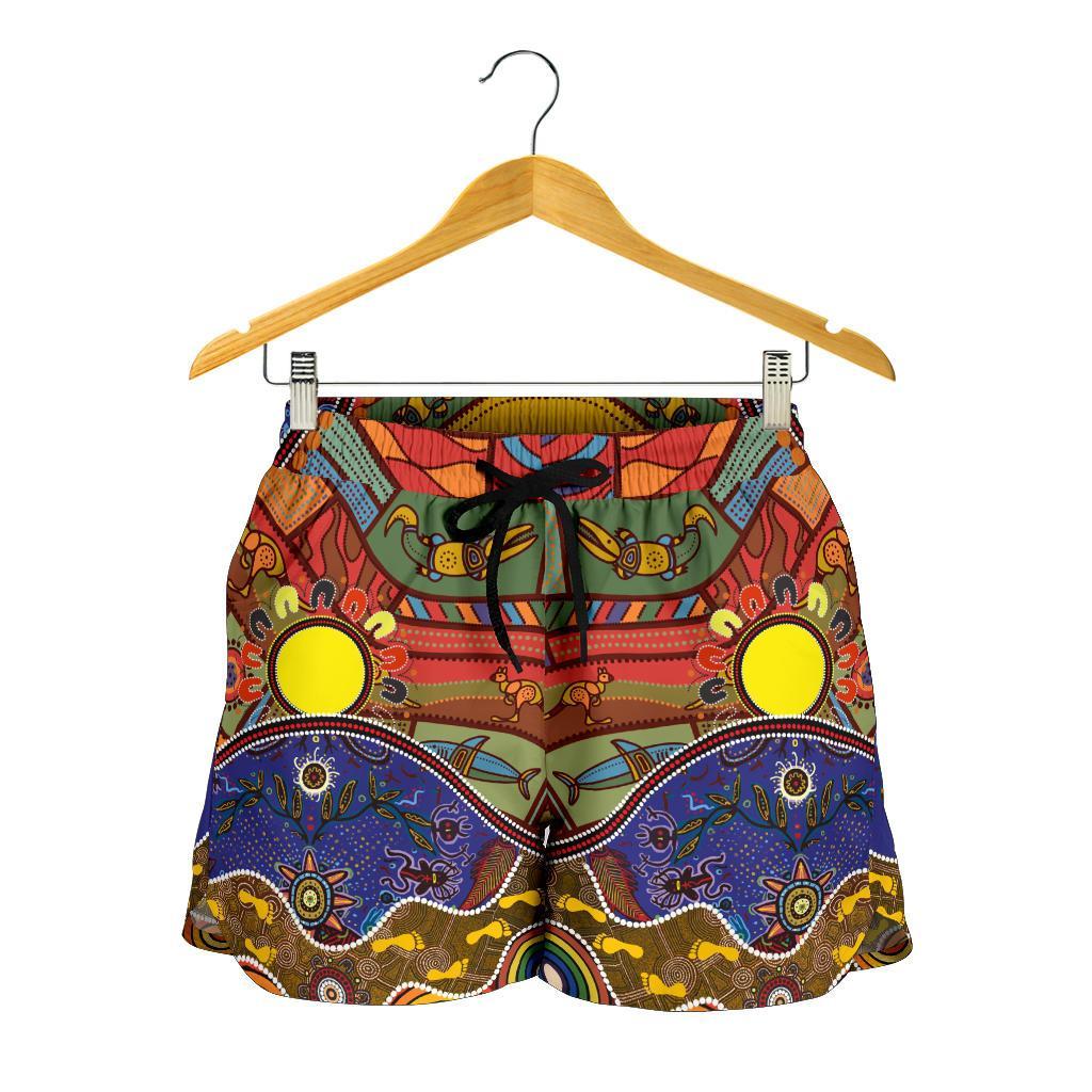 Women Shorts  - Shaman People and Animals - Vibe Hoodie