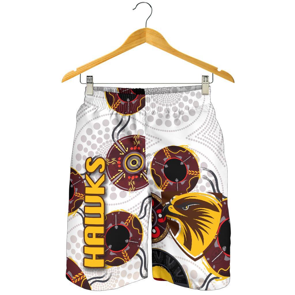 combo-polo-shirt-and-men-short-hawthorn-hawks-indigenous-white