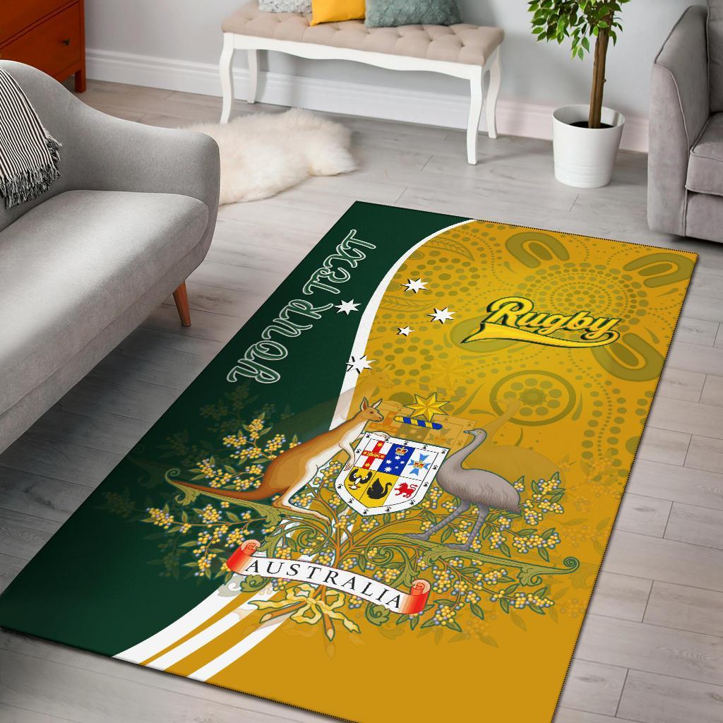 personalised-area-rug-australia-coat-of-arm-in-rugby-style