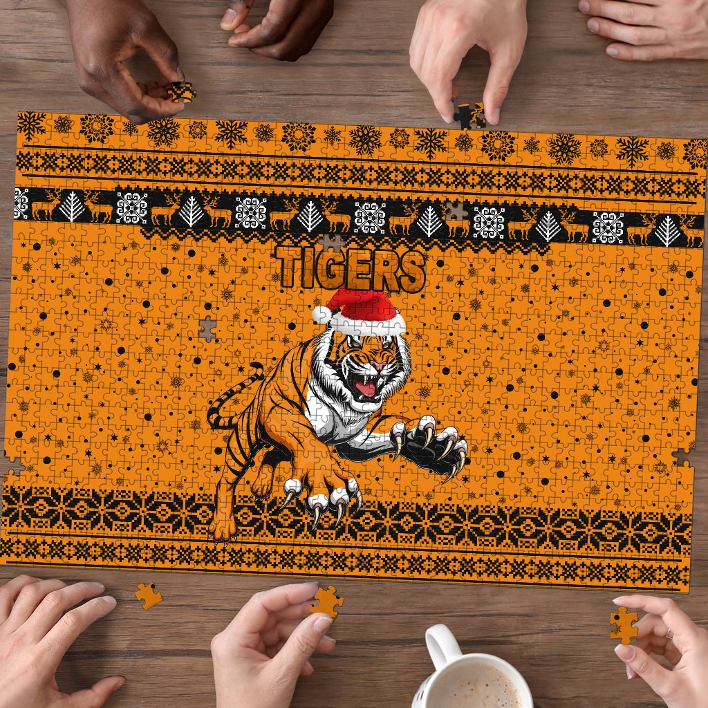 wests-christmas-premium-wood-jigsaw-puzzle-tigers-unique-vibes-orange