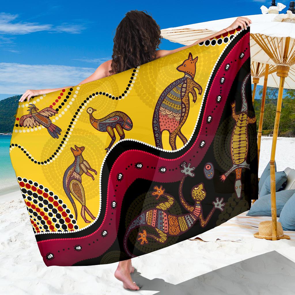 aboriginal-sarong-indigenous-animals-life-art