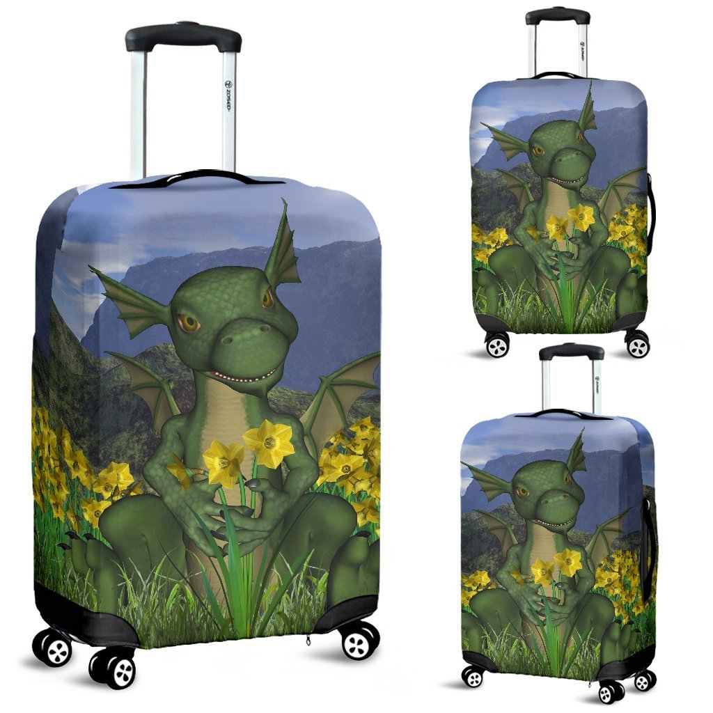 waless-baby-dragon-with-daffodils-luggage-cover