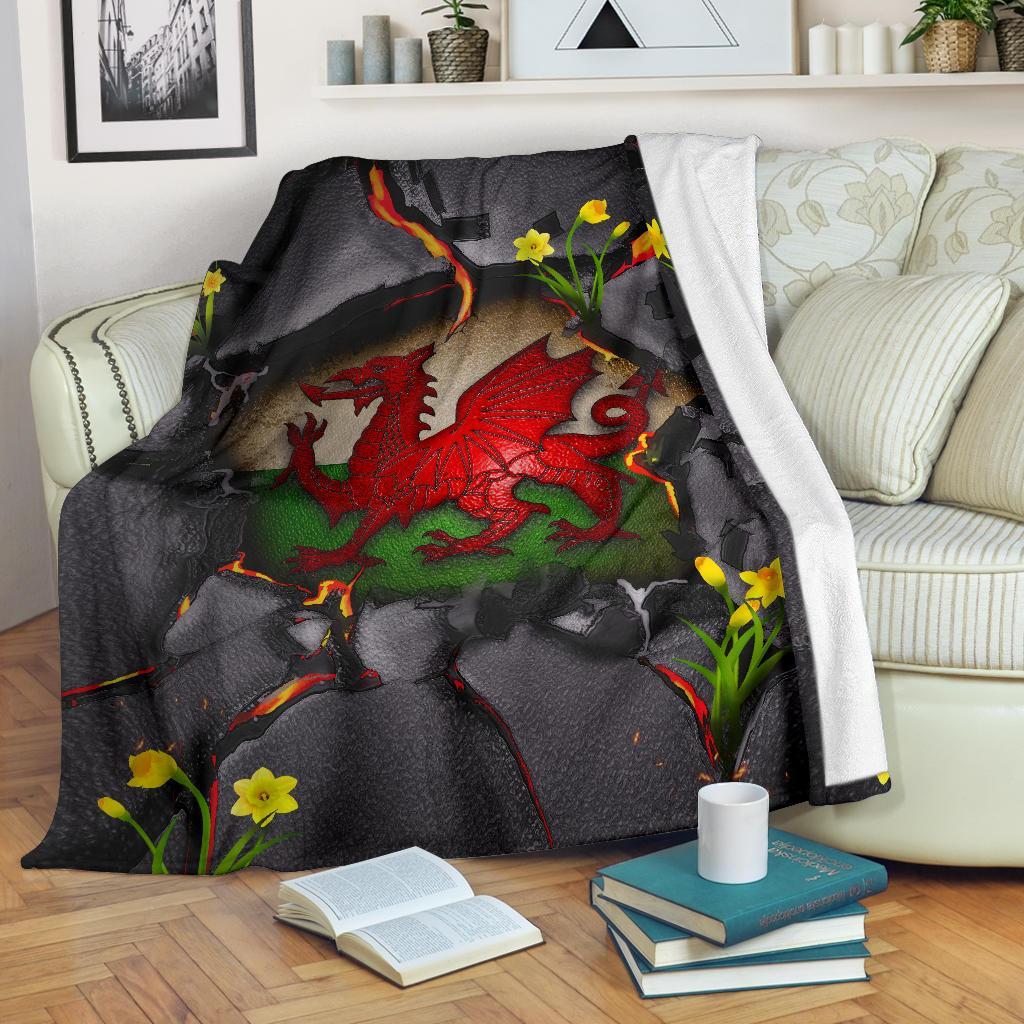 wales-premium-blanket-welsh-dragon-daffodil-lava