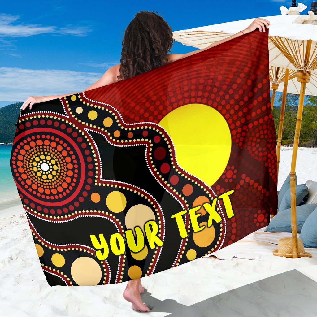 custom-sarong-australia-indigenous-flag-circle-dot-painting-art