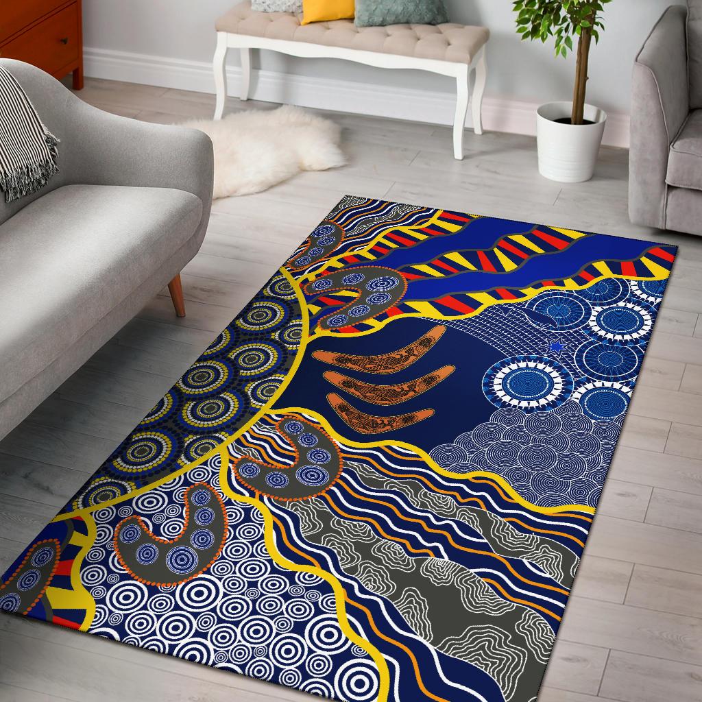 aboriginal-area-rug-australian-boomerang-dot-painting-art