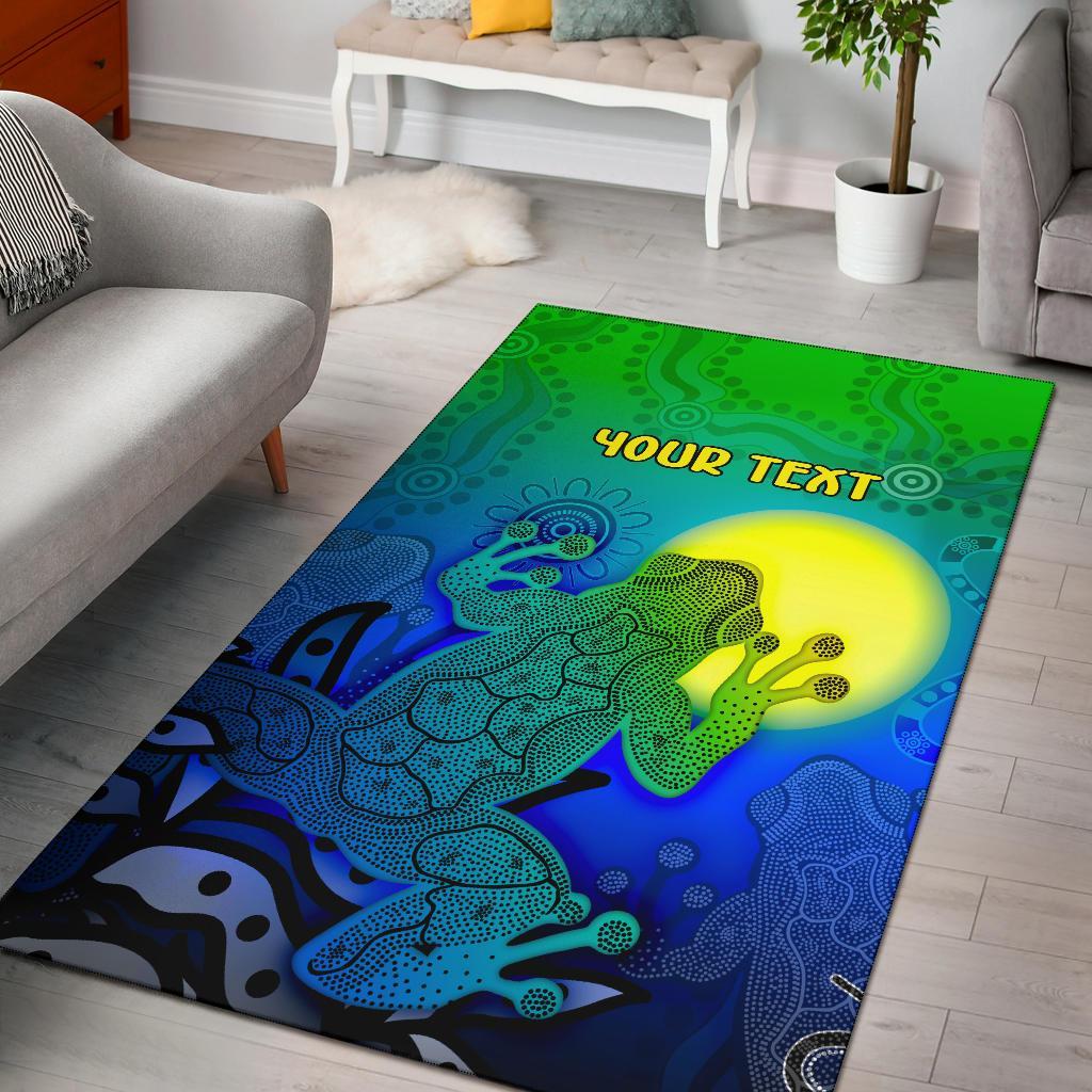 customaboriginal-area-rug-indigenous-frog-blue