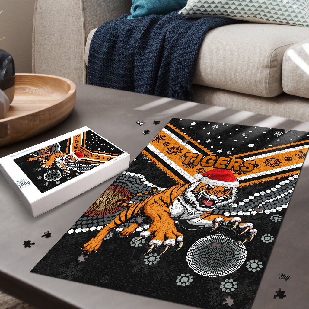 wests-christmas-premium-wood-jigsaw-puzzle-tigers-indigenous