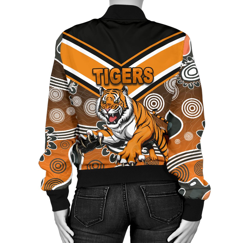 wests-womens-bomber-jacket-tigers-indigenous