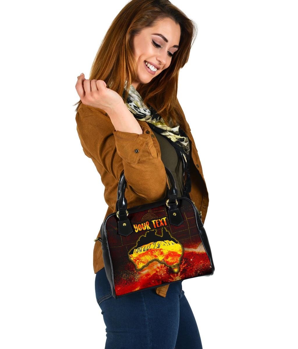 Aboriginal Personalised Shoulder Handbag - Anangu Custodians - Vibe Hoodie