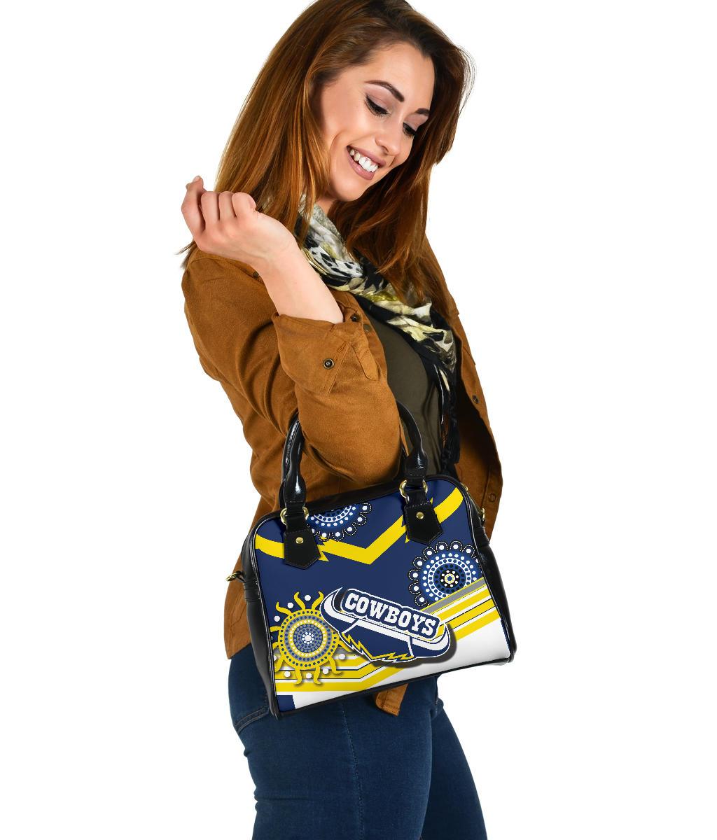 Proud Cowboys Shoulder Handbag Indigenous North Queensland - Vibe Hoodie