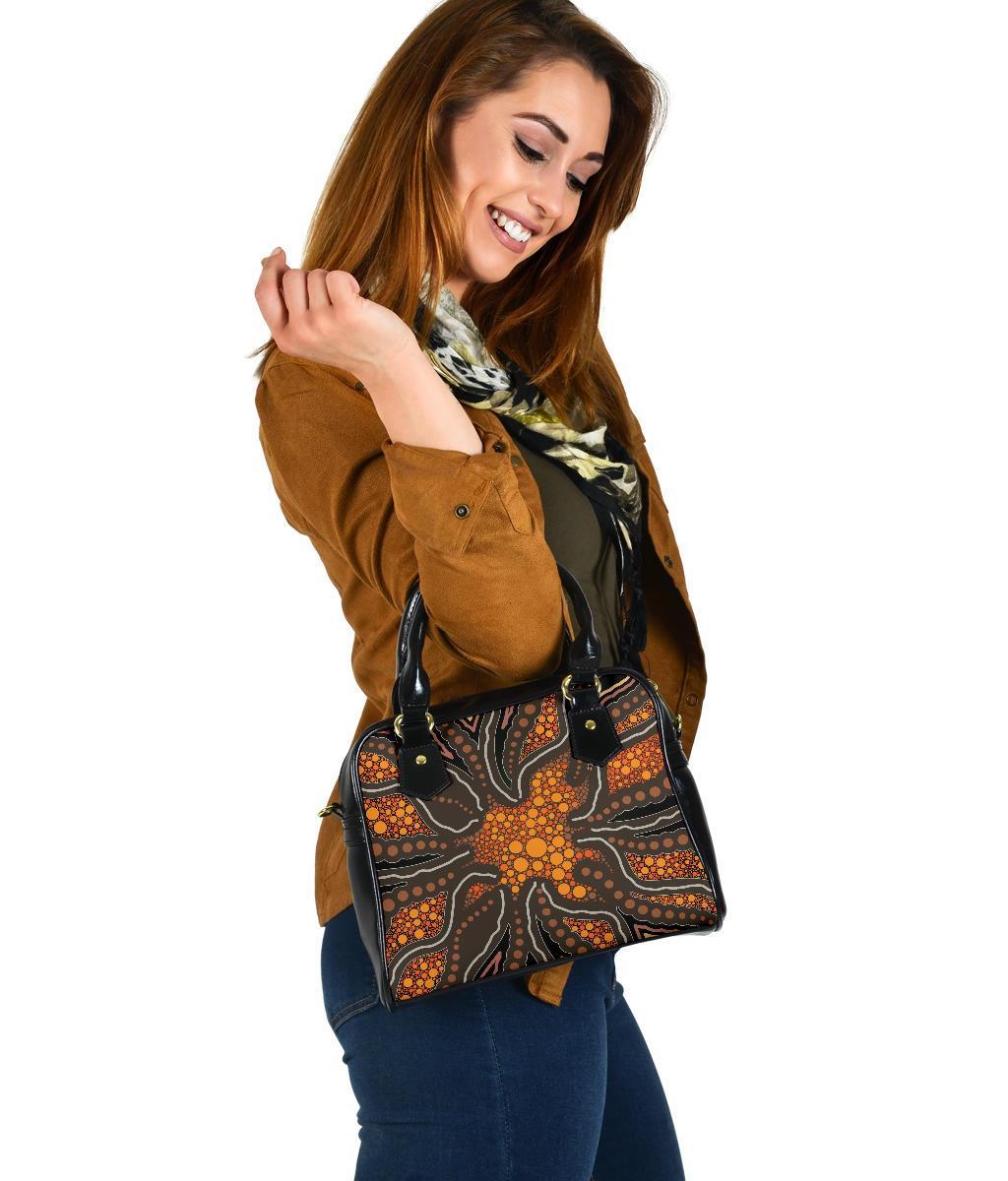 Shoulder Handbag - Indigenous Patterns Ver07 - Vibe Hoodie