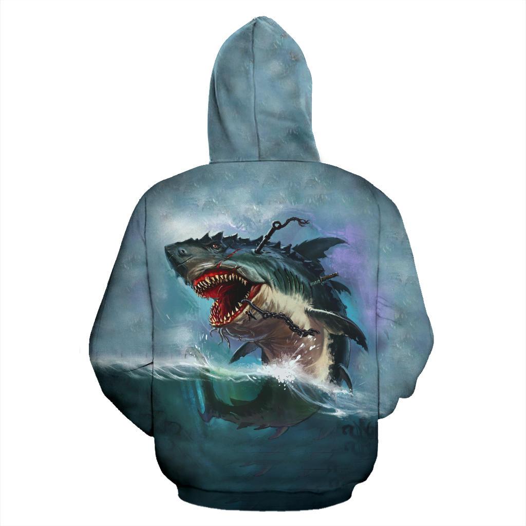 zip-up-hoodie-white-sharks-hoodie-king-ocean-all-over-print-unisex