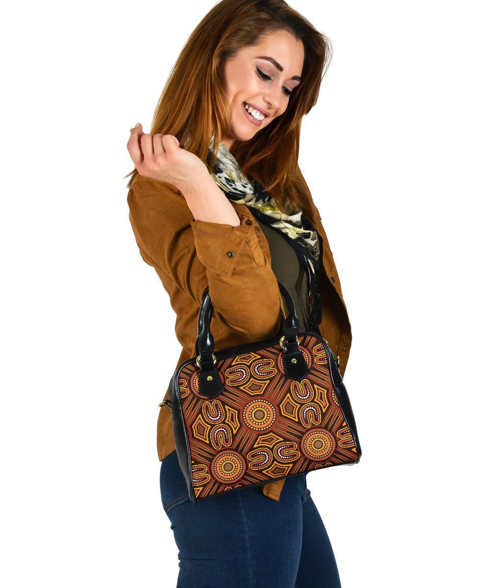 Shoulder Handbag - Indigenous Patterns Ver04 - Vibe Hoodie