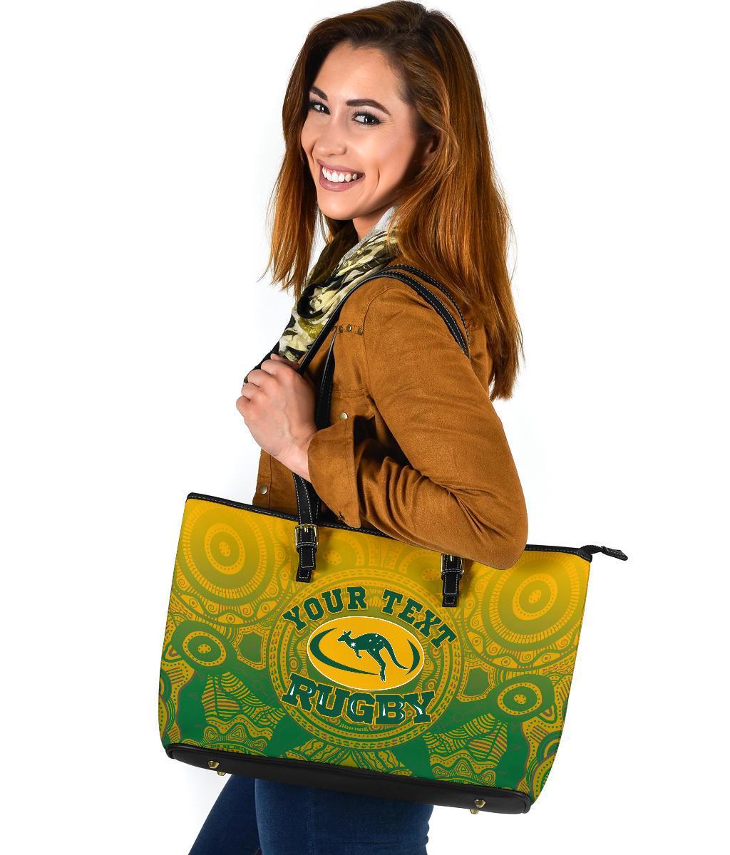 custom-aboriginal-leather-tote-bag-australia-rugby-and-coat-of-arms